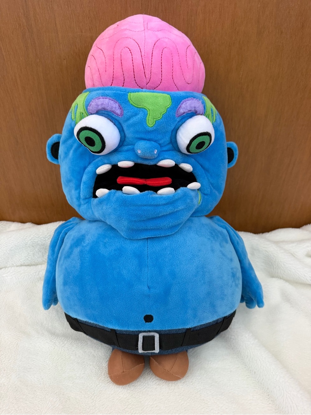 Greg The Zombie Interactive Blue Plush 100% COMPLETE W/ Organs Halloween Horror